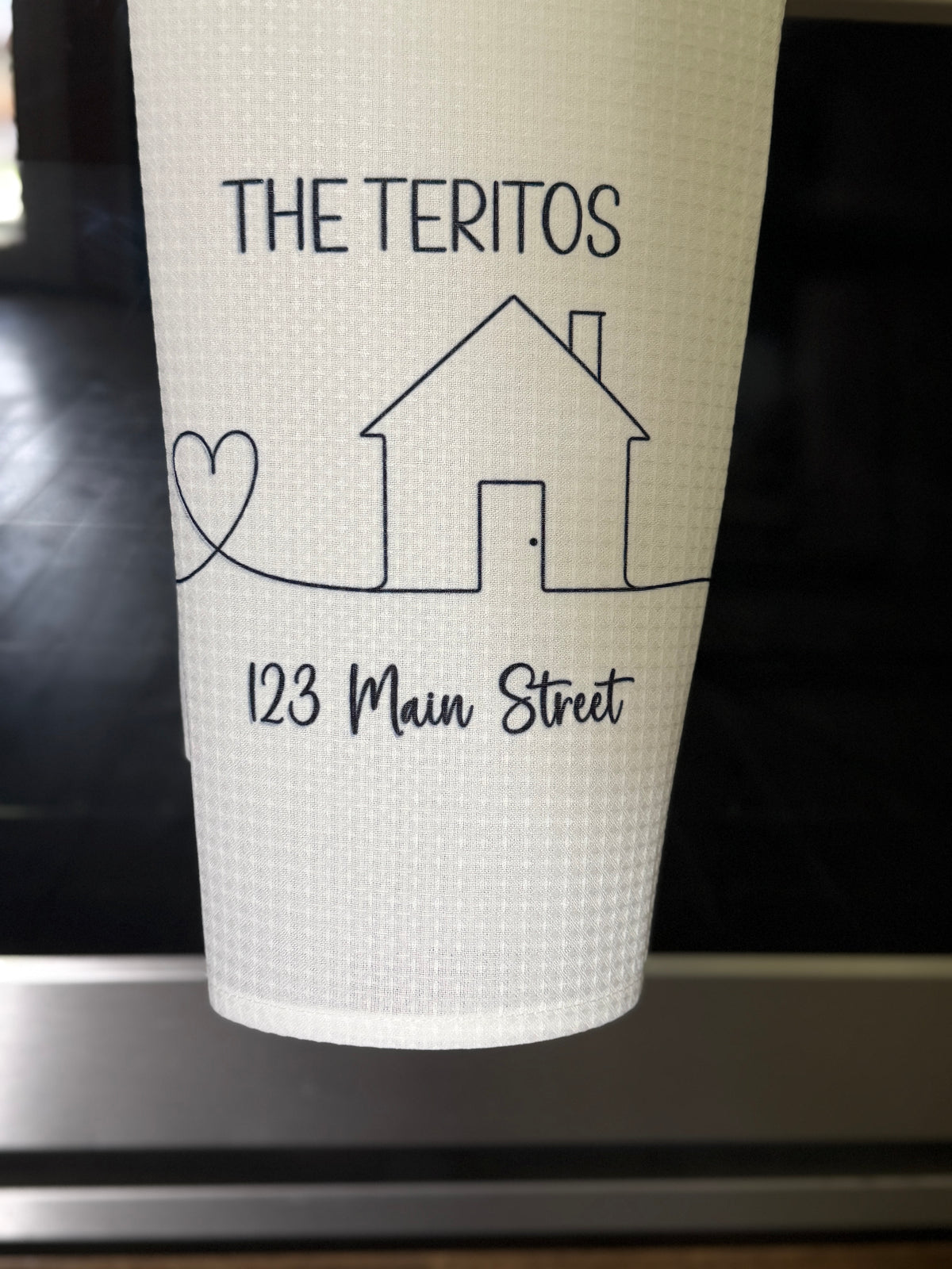 House Warming Gift- Personalized Name Kitchen Towel