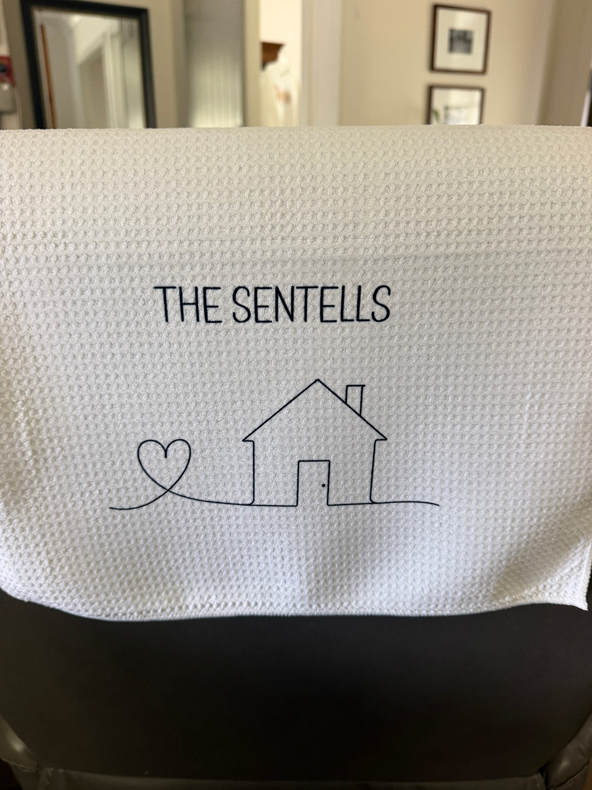 House Warming Gift- Personalized Name Kitchen Towel